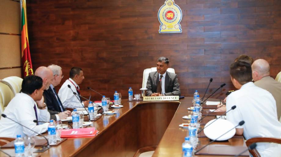 අමෙරිකා එක්සත් ජනපදයේ Institute for Security Governance හි නිලධාරීන් පිරිසක්, මෙරට ආරක්‍ෂක ප්‍රධානීන් හමුවෙයි