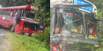 බස් දෙකක් ගැටී සිදු වූ බිහිසුණු බස් අනතුර – 16ක් රෝහලට