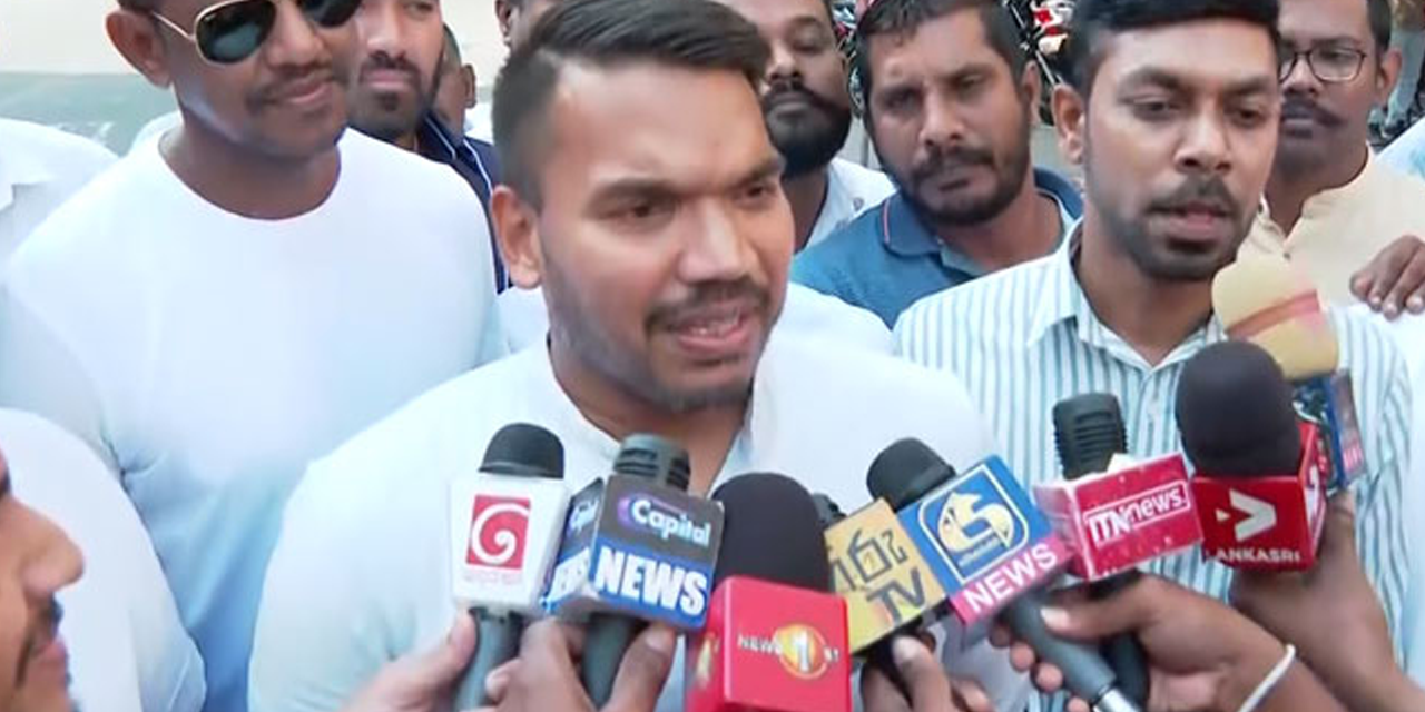 නාමල් රාජපක්ෂ CIDයෙන් පිටවෙයි