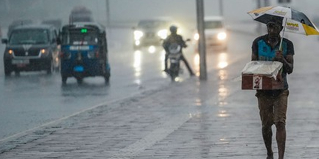 දිස්ත්රික්ක රැසකට අදත් වැසි දිස්ත්රික්ක රැසකට අදත් වැසි