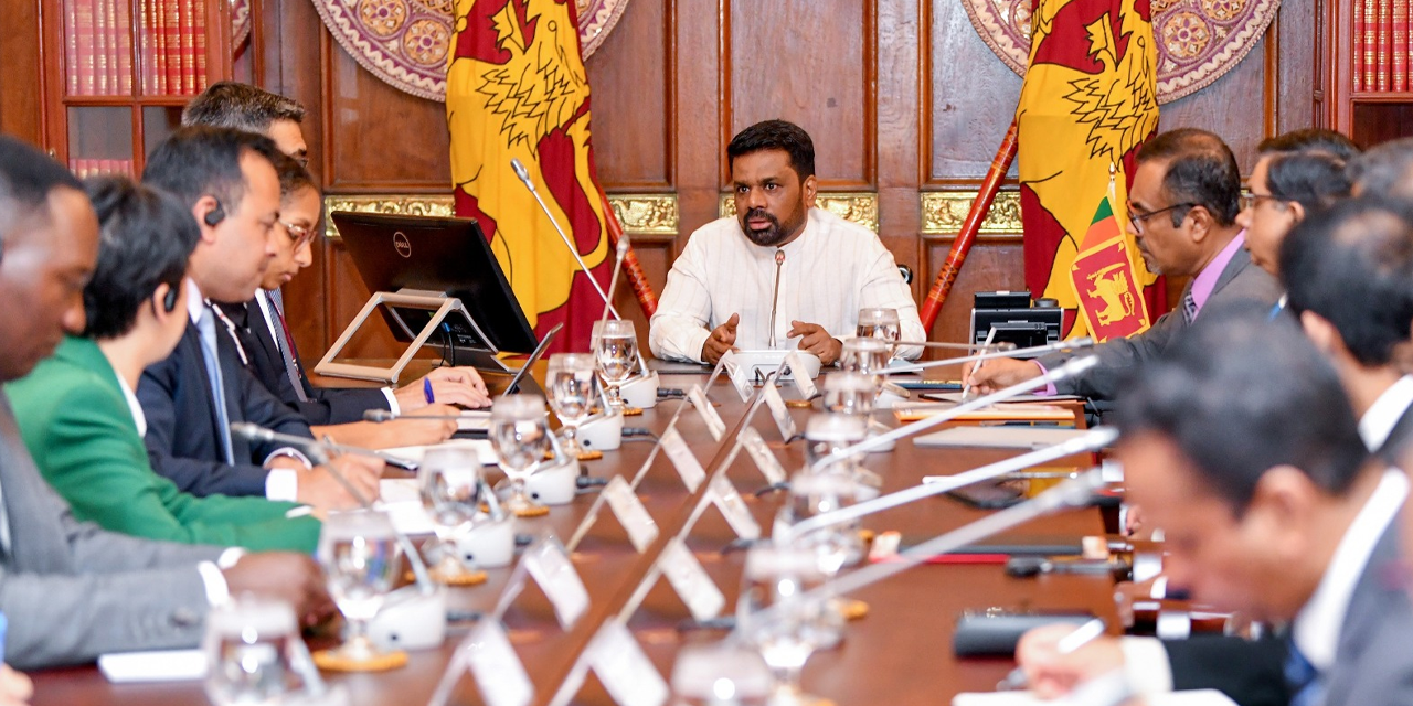 ජනපති සහ ජාත්යන්තර මූල්ය අරමුදලේ නියෝජිතයන් අතර හමුවක් ජනපති සහ ජාත්යන්තර මූල්ය අරමුදලේ නියෝජිතයන් අතර හමුවක්