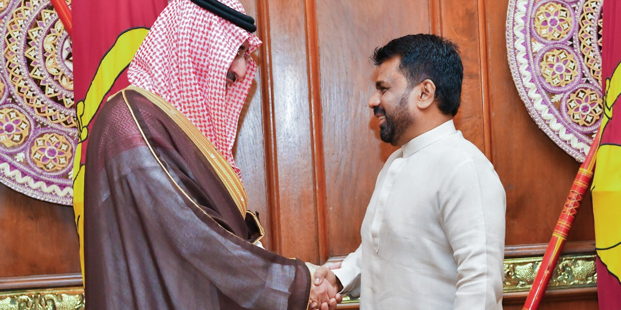 ජනපති සහ සෞදි සංවර්ධන අරමුදලේ ප්රධානීන් අතර හමුවක් ජනපති සහ සෞදි සංවර්ධන අරමුදලේ ප්රධානීන් අතර හමුවක්