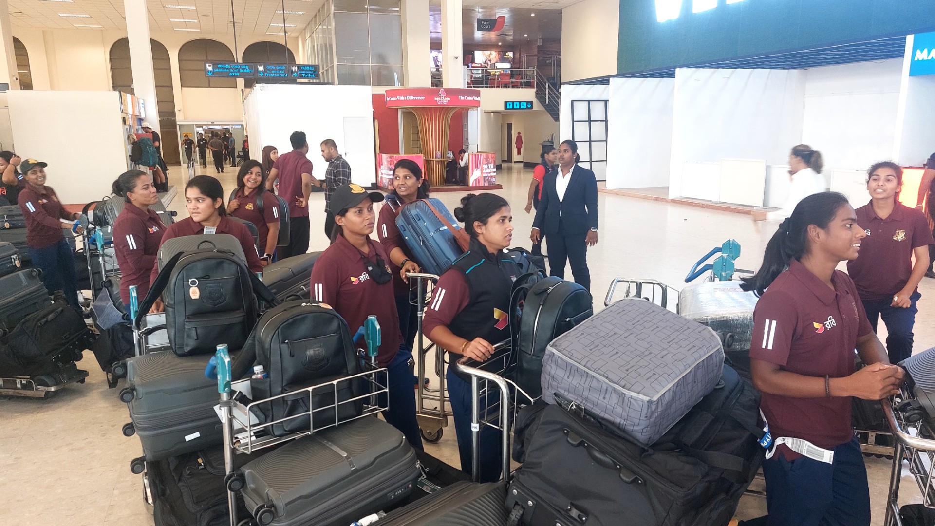කාන්තා ලෝක කුසලානයට තරග වදින බංග්ලාදේශ කණ්ඩායම මෙරටට