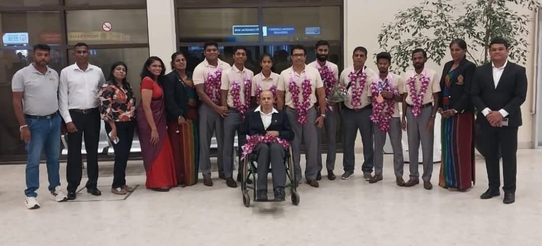 පැරා ලෝක ශූරතා තරගාවලියට ගිය අපේ ක්‍රීඩකයෝ දිවයිනට