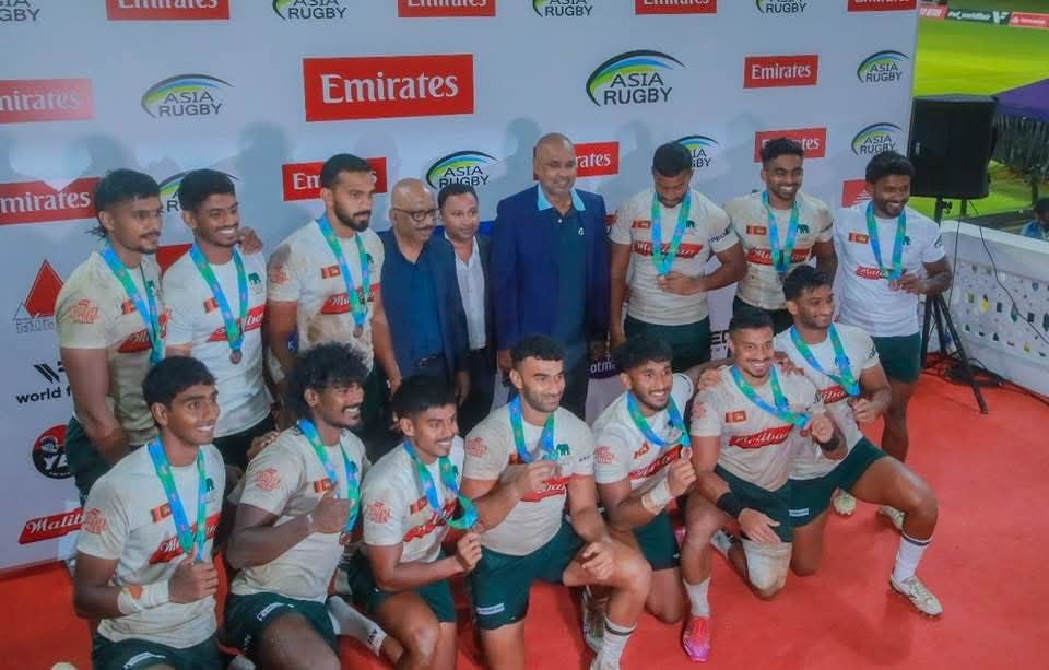 ශ්රී ලංකා සත් සාමාජික රග්බි කණ්ඩායම ආසියාවෙන්ම තුන්වැනි තැනට ශ්රී ලංකා සත් සාමාජික රග්බි කණ්ඩායම ආසියාවෙන්ම තුන්වැනි තැනට