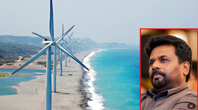 ජනපති අනින් මන්නාරම සුළං විදුලිය ව්‍යාපෘති නවතී