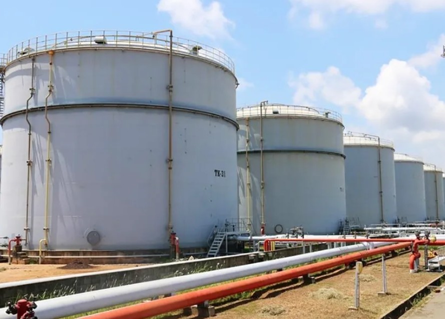 තෙල් සංචිත වැඩි කරන්න ටැංකි ඉදිකිරීම අරඹයි