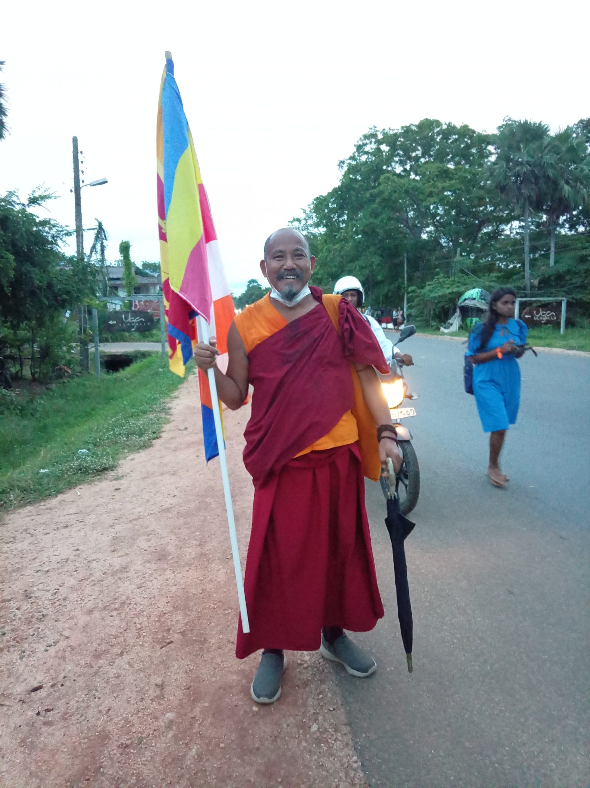 ටිබෙට් ජාතික හිමිනම පාගමනින් අනුරාධපුරයට