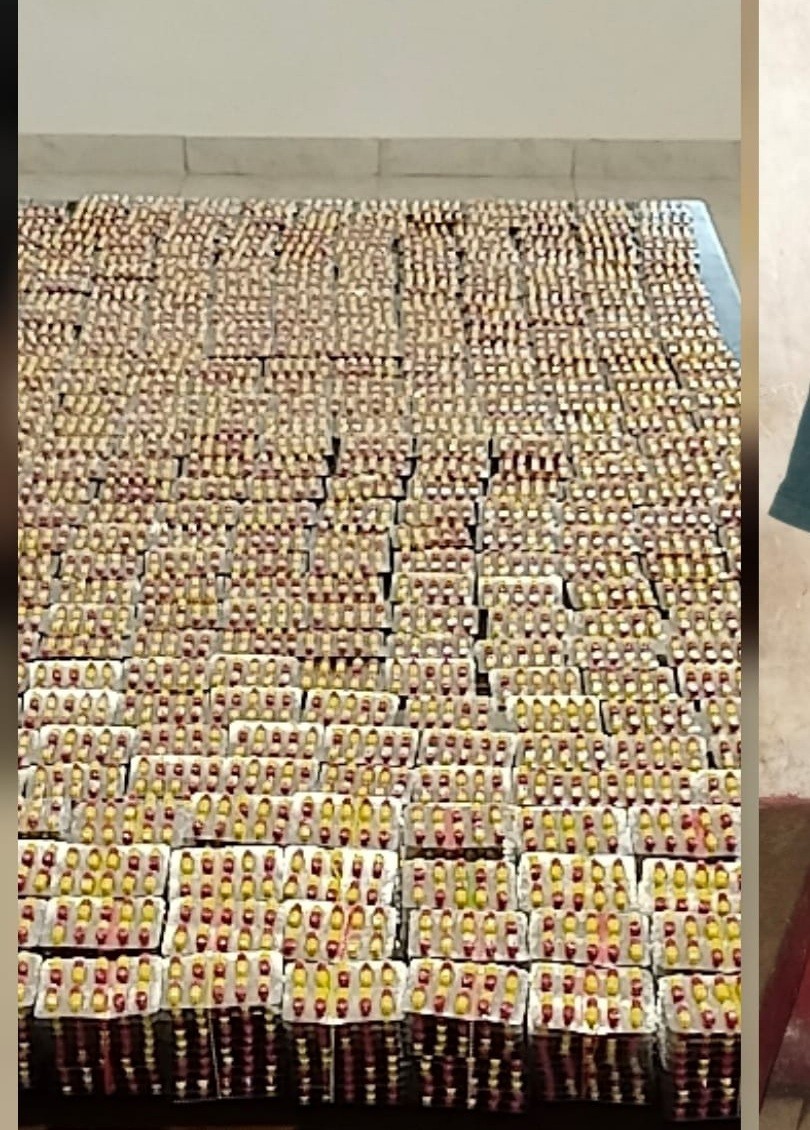 මත්පෙති 8000ක් සමග වතුගෙදරදී අයෙක් දැලේ