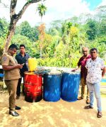 ගෝඩා සහ පෙරීමේ උපකරණ සමග දැරංගල දී අයෙක් අත්අඩංගුවට