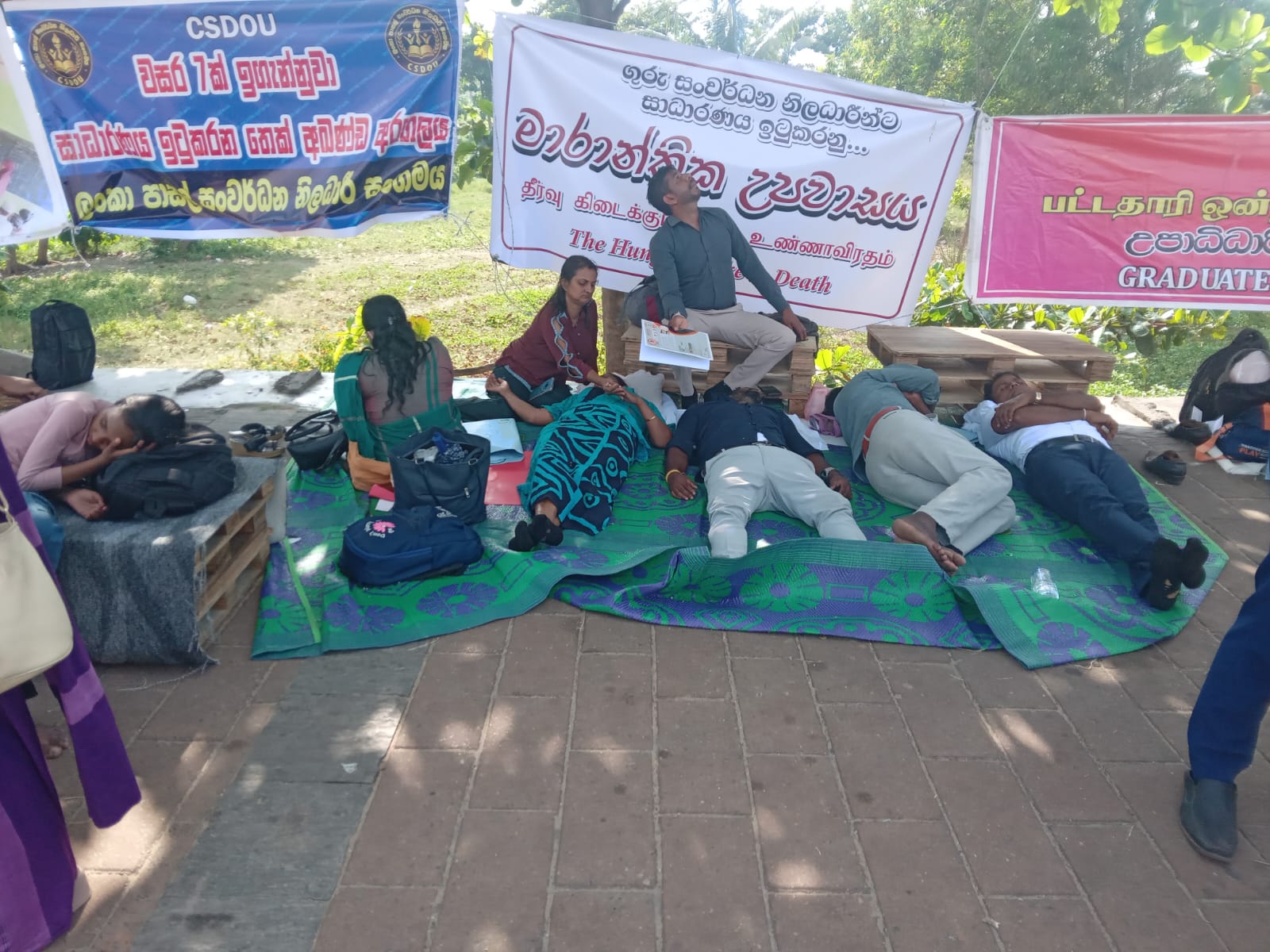 ගුරු සංවර්ධන නිලධාරින් මාරාන්තික උපවාසයේ…