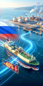 සම්බාධක මධ්යයේ දකුණු ආසියාවට රුසියාවෙන් 40% ක දැවැන්ත LNG වට්ටමක්