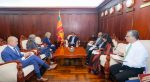 අමෙරිකානු රාජ්ය දෙපාර්තමේන්තු නියෝජිතයින් හා ඇමති විජිත අතර හමුවක්