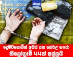 දෙමටගොඩින් අයිස් සහ කේරළ ගංජා කිලෝග්රෑම් 44ක් අල්ලයි