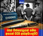 පෑන් පිස්තෝලයක් සමග අයෙක් CCD අත්අඩංගුවට