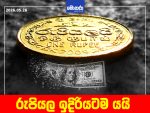 රුපියල ඉදිරියටම යයි – ඩොලරය පසු බසී